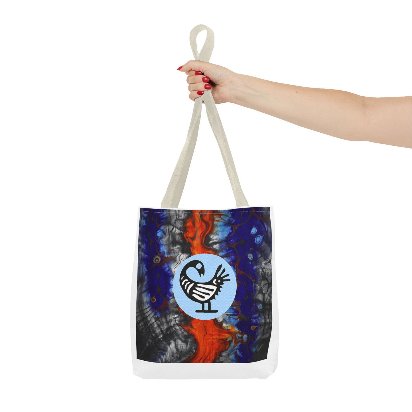 Vibrant Abstract Tote Bag - Artistic Carried Canvas, Eco-Friendly Shopping Companion, Gift for Art Lovers, Travel Enthusiast, Vibrant [...]