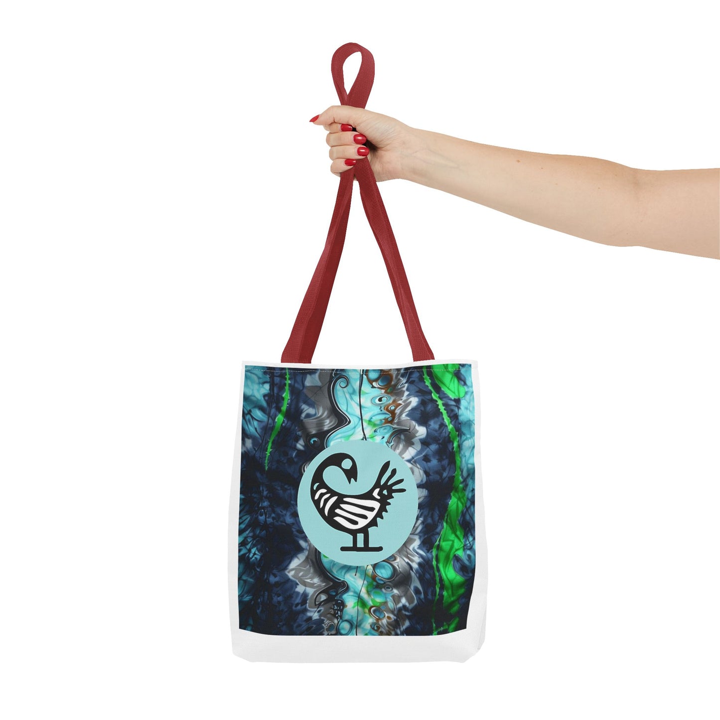 Artistic Tote Bag with Unique Print, Eco-friendly Shopping Bag, Fashionable Beach Tote, Reusable Grocery Bag, Stylish Everyday Carryall