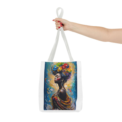 Vibrant Art Tote Bag, Stylish Eco-Friendly Grocery Bag, Elegant Gift for Art Lovers, Fashionable Daily Use, Perfect for Festivals