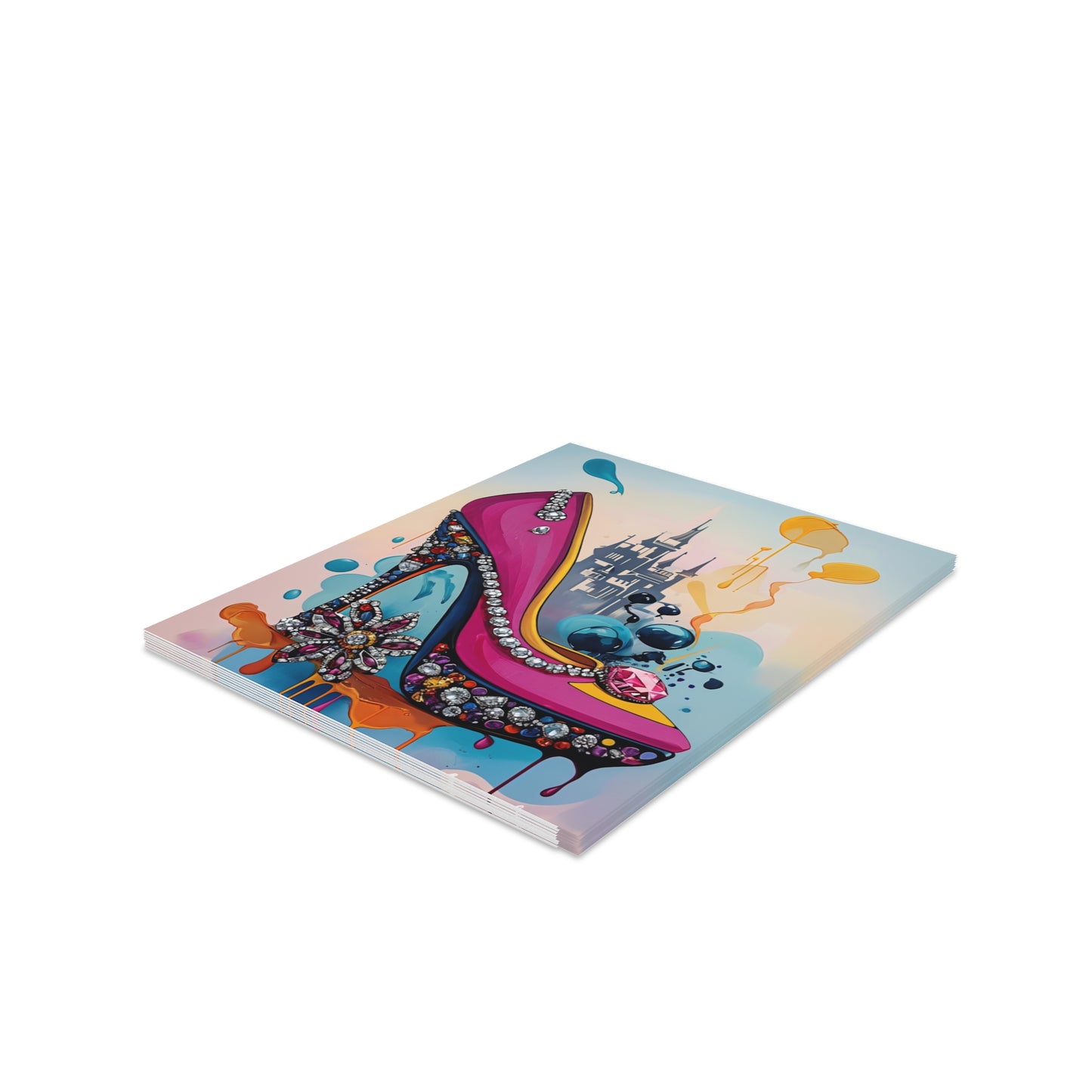 Glamorous High Heel Greeting Cards, Unique Fashion Cards for Birthdays, Celebrations, Fashionistas, Special Occasions, Art Lovers