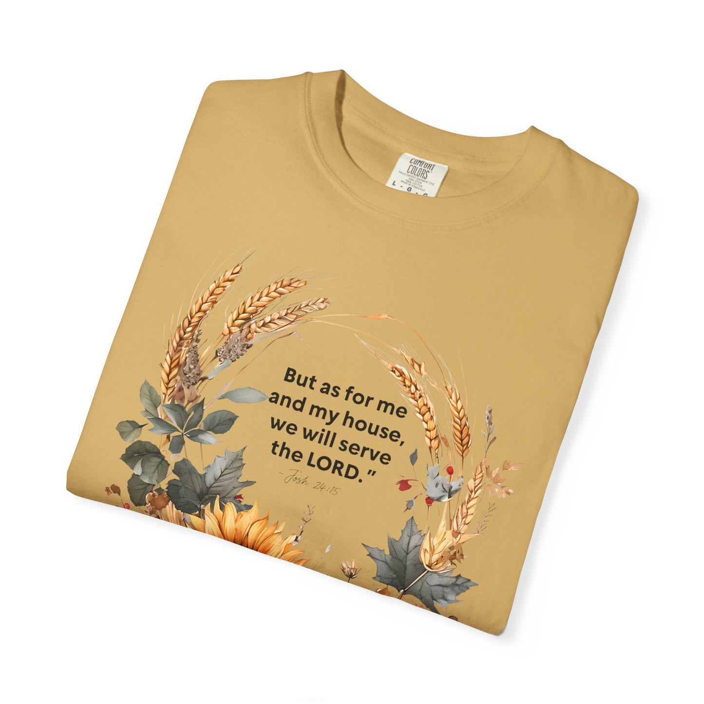 Fall-Inspired Unisex T-Shirt - 'But as for me and my house we will serve the LORD' - Autumn Apparel, Seasonal Gift, Christian Tshirt, [...]