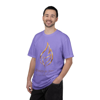 Refined By Fire Graphic T-Shirt — Inspirational Flame Dove Tee