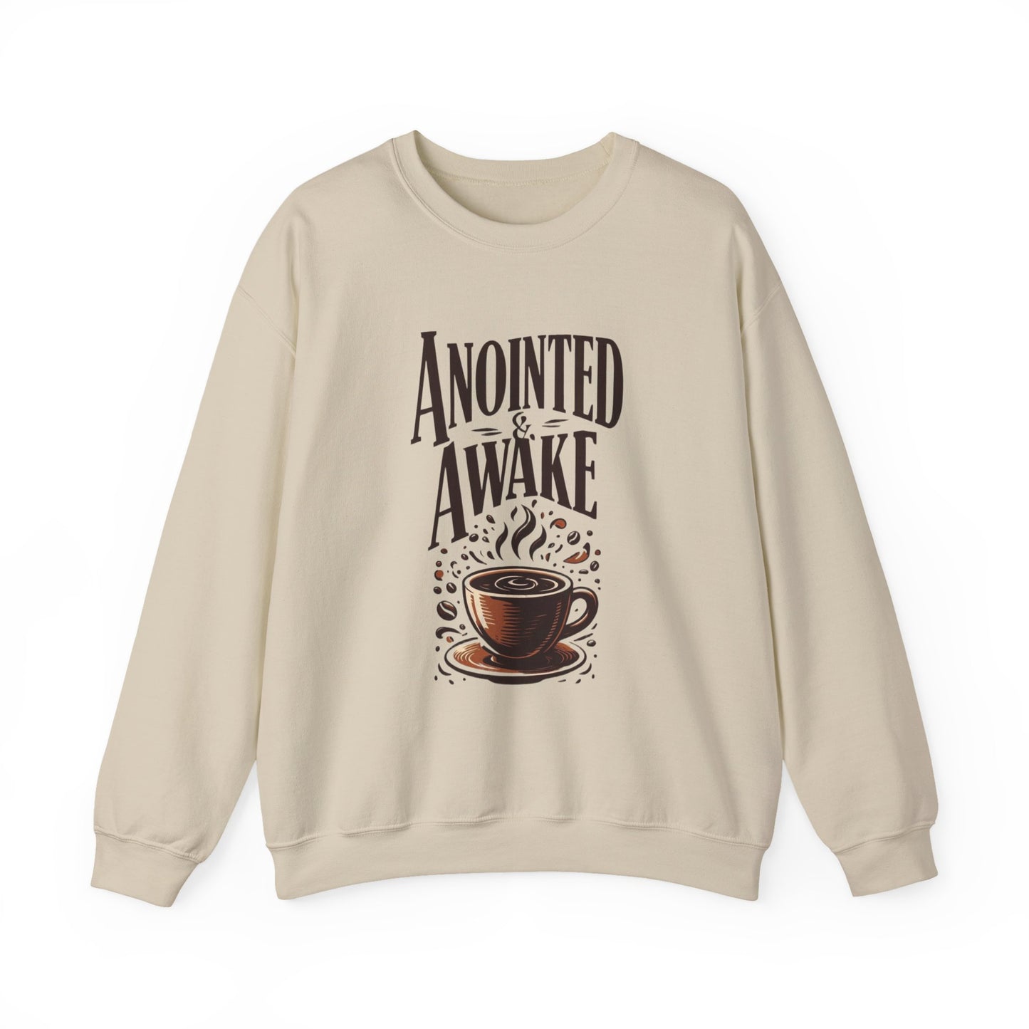 Coffee Lovers Unisex Sweatshirt - "Anointed & Awake" Cozy Crewneck for Daily Inspiration, Perfect Gift for Birthdays, Holidays, and [...]