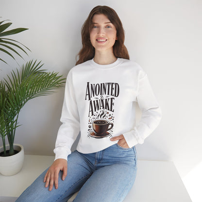 Coffee Lovers Unisex Sweatshirt - "Anointed & Awake" Cozy Crewneck for Daily Inspiration, Perfect Gift for Birthdays, Holidays, and [...]