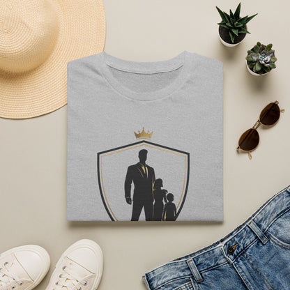 Dad The Original Bodyguard T-Shirt — Father & Kids Shield Design