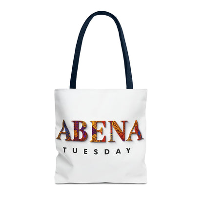 Abena Tuesday Tote Bag, Stylish Carryall, Gift for Her, Daily Use, Eco-Friendly, Fashionable Shopper's Bag, Personalized Tote