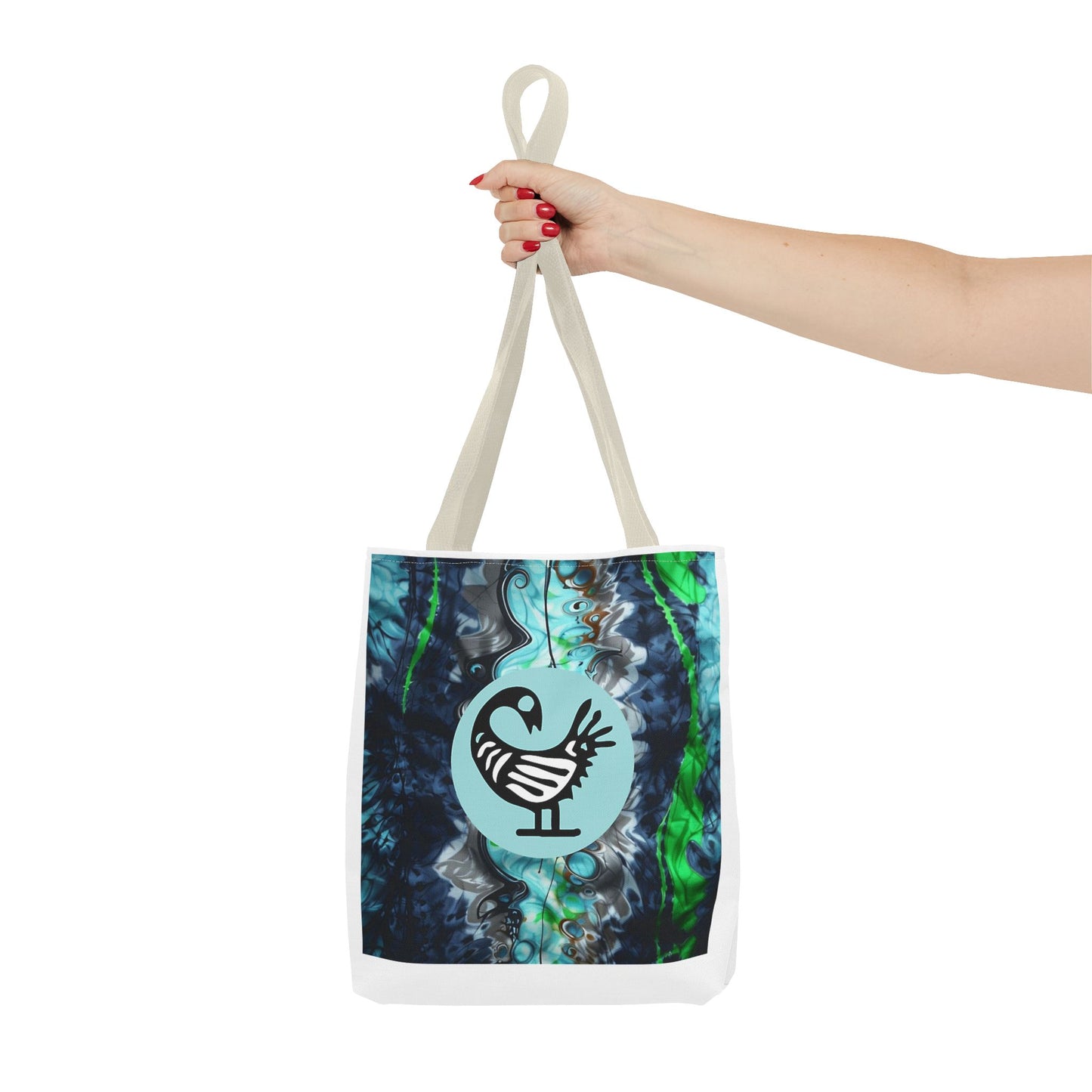 Artistic Tote Bag with Unique Print, Eco-friendly Shopping Bag, Fashionable Beach Tote, Reusable Grocery Bag, Stylish Everyday Carryall