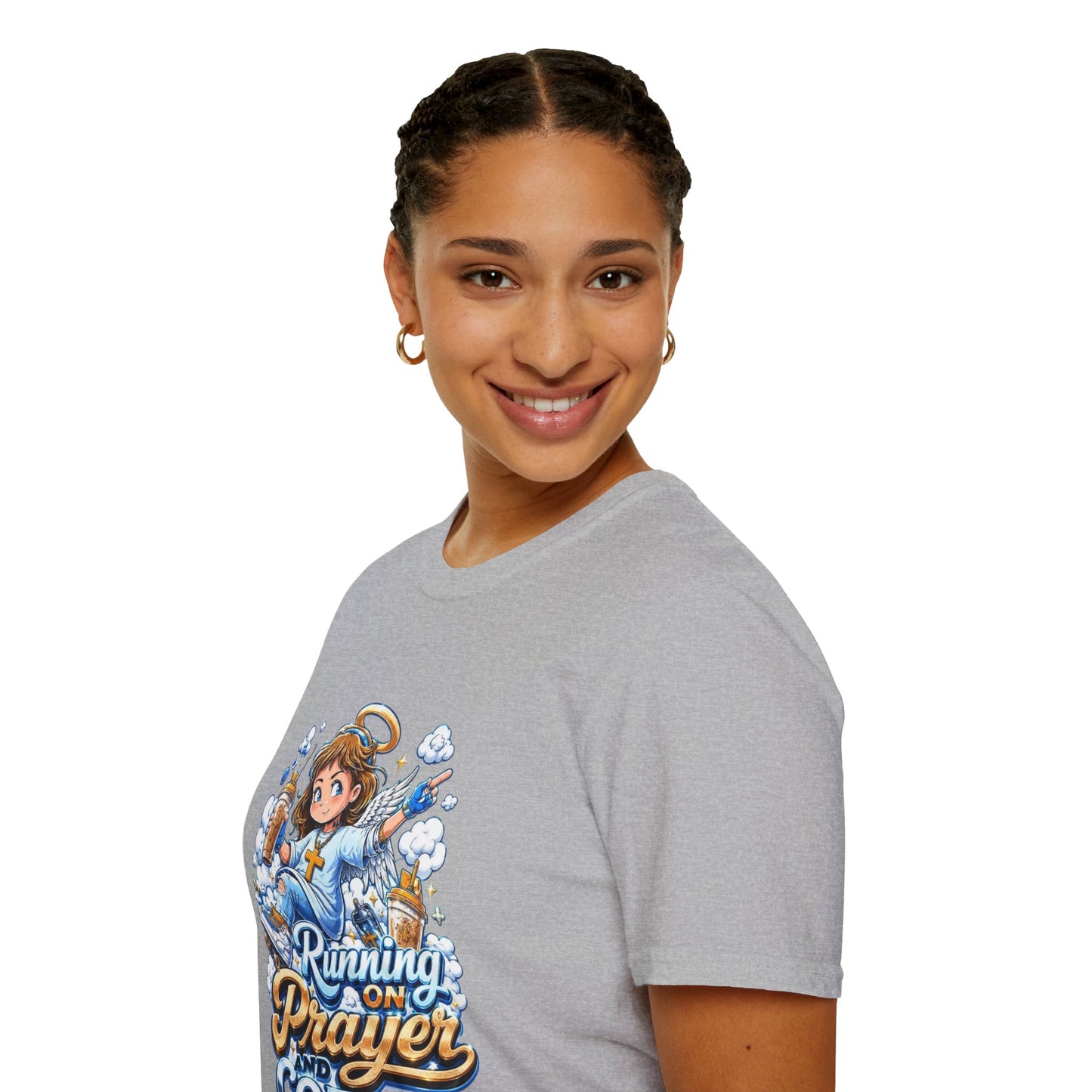 Running on Prayer and Coffee T-Shirt