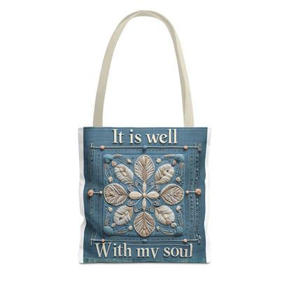 Inspirational Tote Bag, Faith-Based Bag, Motivational Shopping Bag, Personalized Gift, Spiritual Accessory