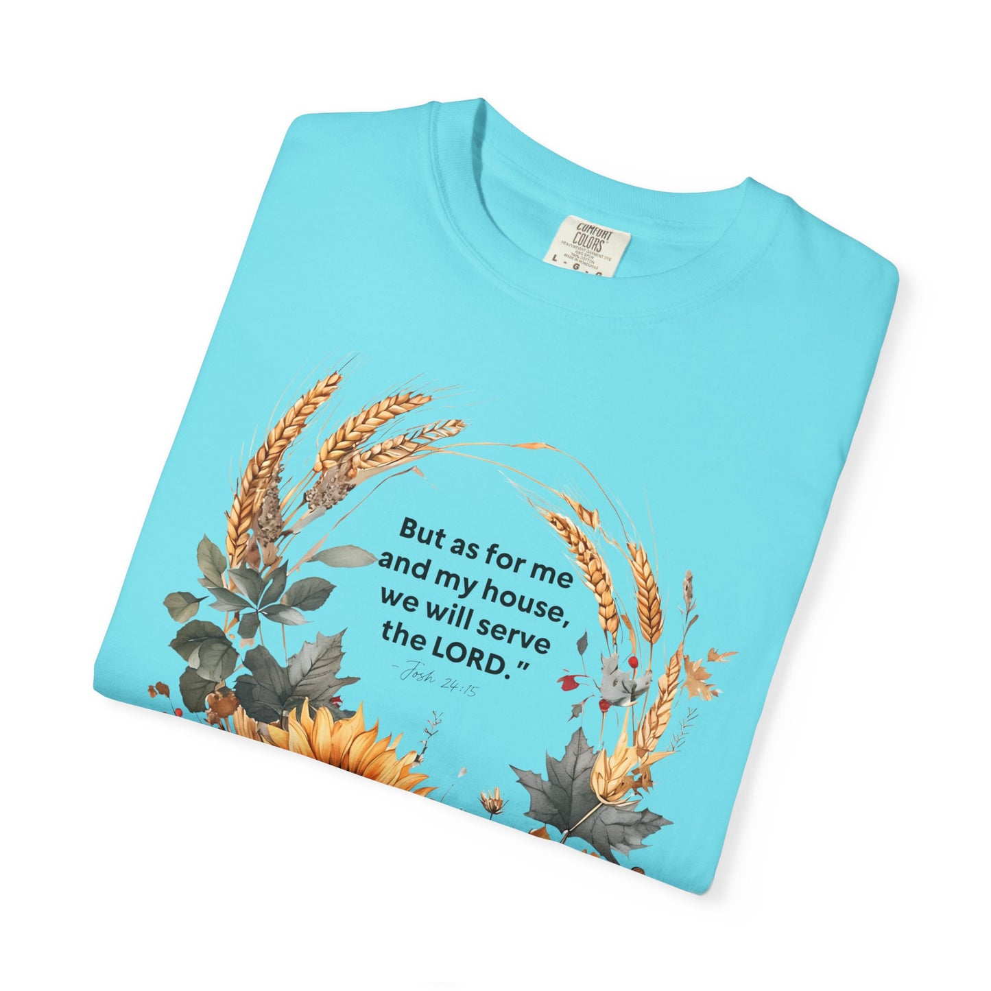 Fall-Inspired Unisex T-Shirt - 'But as for me and my house we will serve the LORD' - Autumn Apparel, Seasonal Gift, Christian Tshirt, [...]