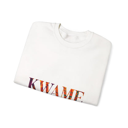 Kwame Graphic Crewneck Sweatshirt | Cozy Unisex Sweatshirt for Casual Outfits, Gift for Her/Him, Fall Fashion, Everyday Wear