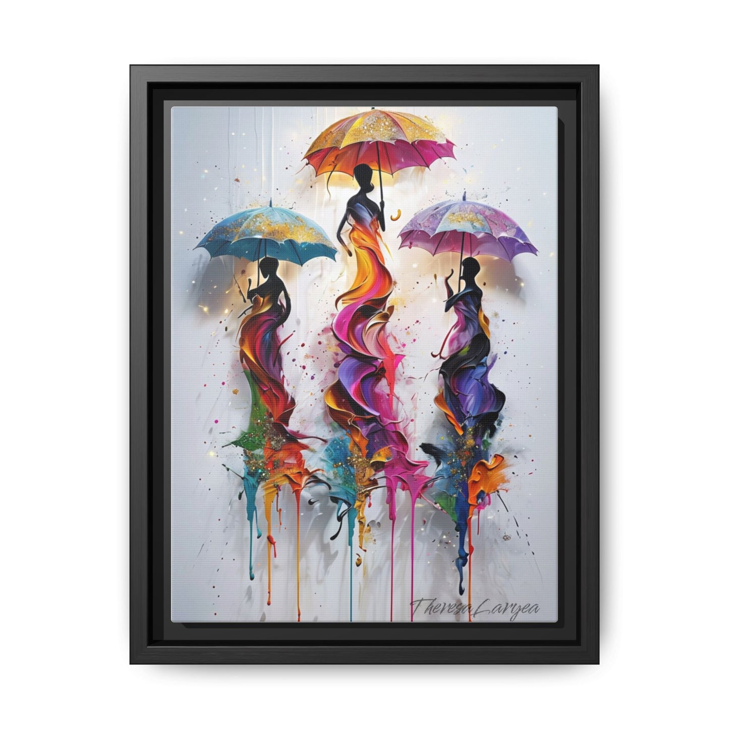 Matte Canvas, Framed (Multi-color)