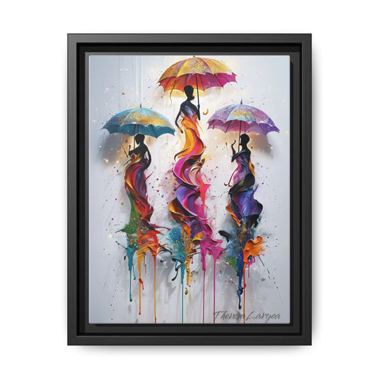 Matte Canvas, Framed (Multi-color)