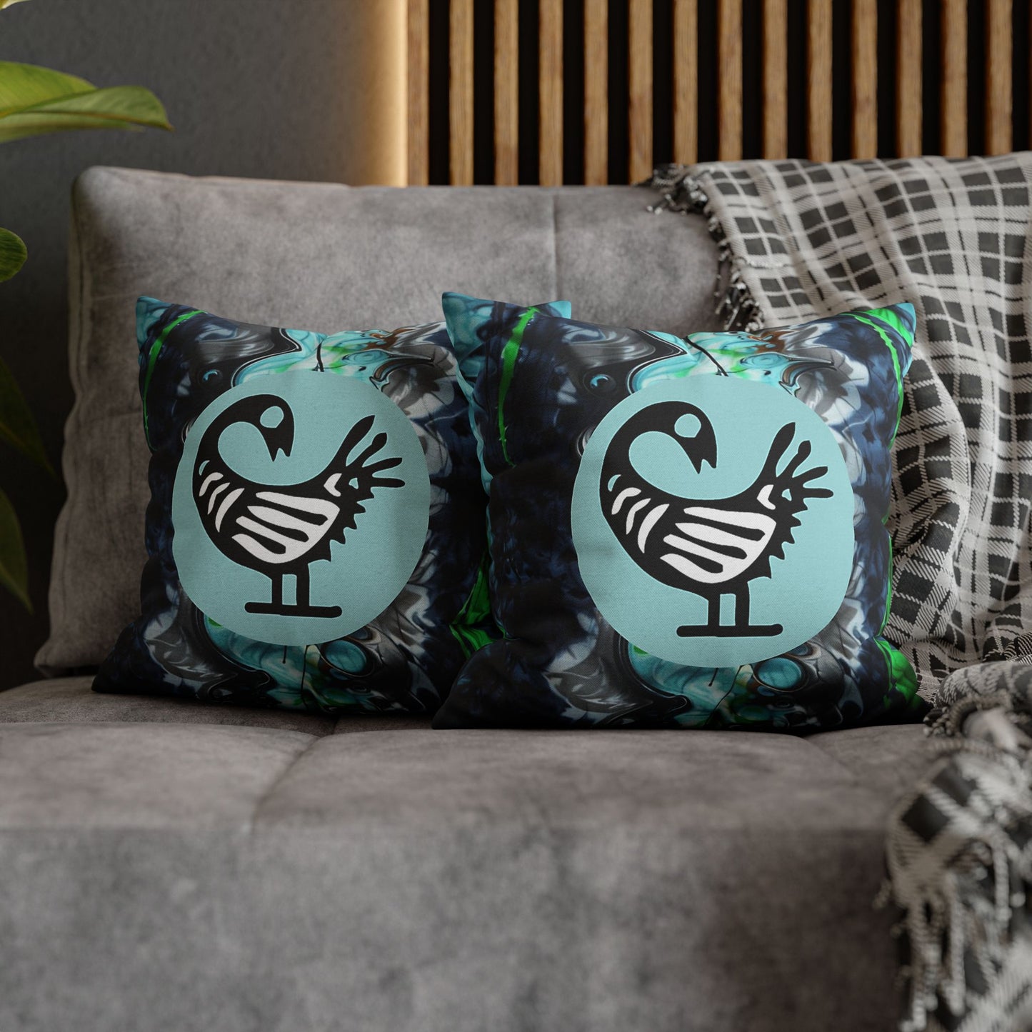 Bohemian Decorative Pillow, Unique Home Decor, Artistic Throw Cushion, Cozy Living Room Accent, Gift for Nature Lovers