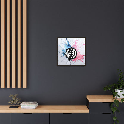 Matte Canvas, Framed (Multi-color)