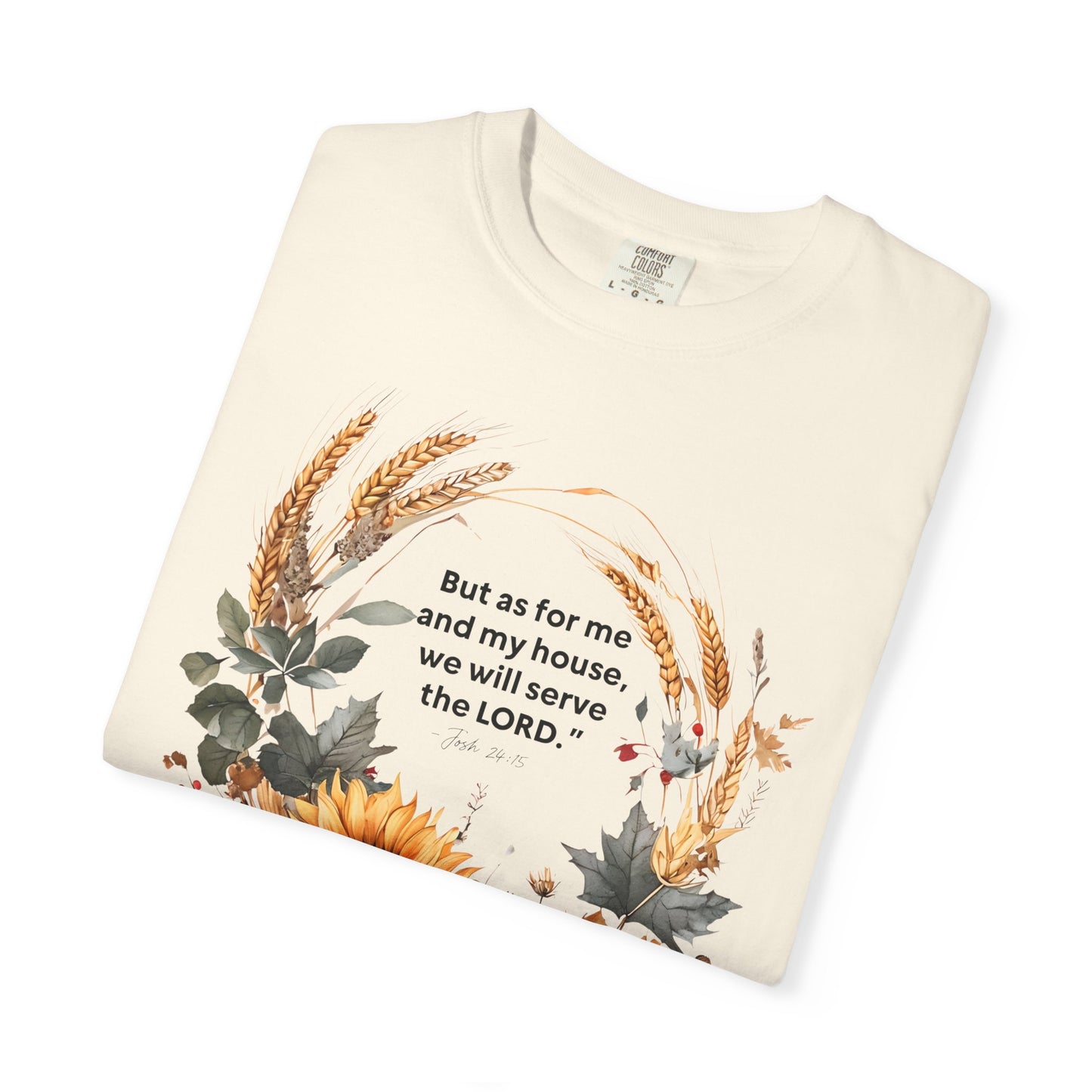 Fall-Inspired Unisex T-Shirt - 'But as for me and my house we will serve the LORD' - Autumn Apparel, Seasonal Gift, Christian Tshirt, [...]