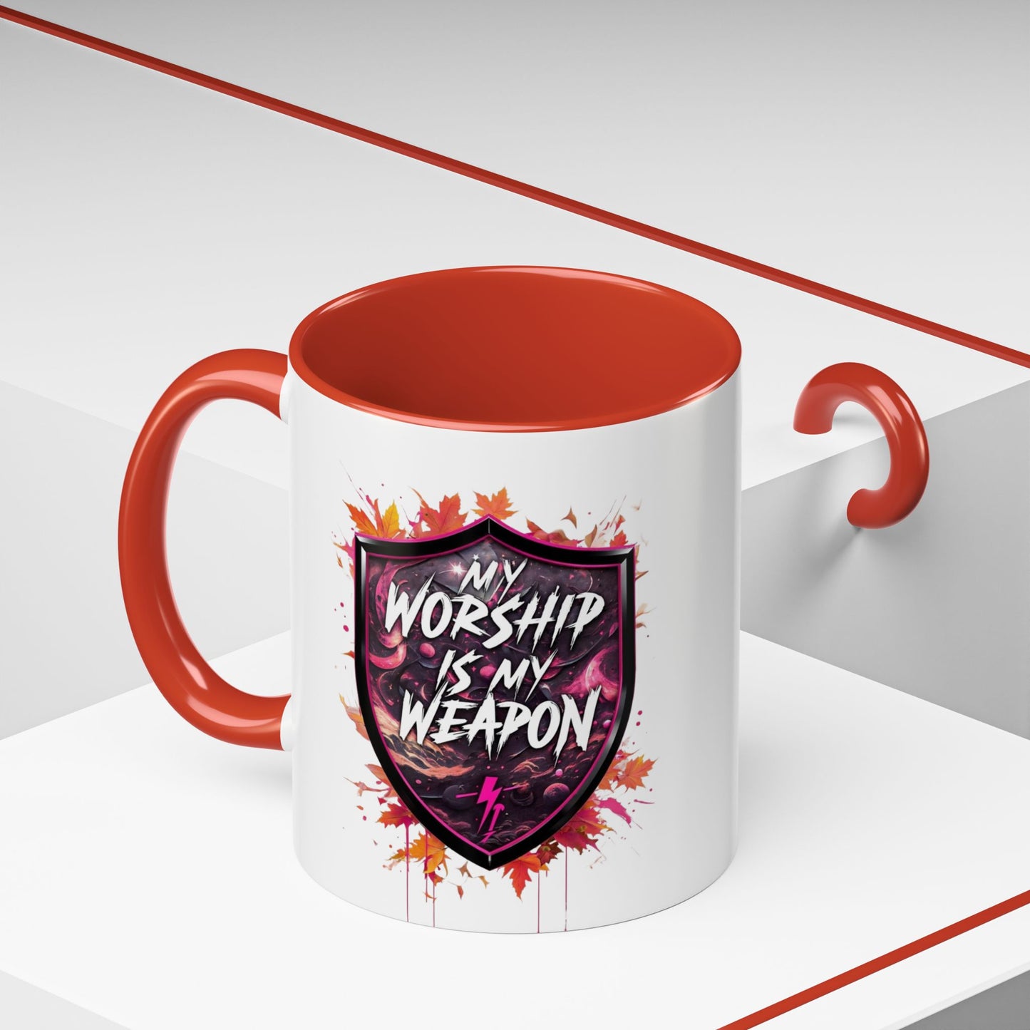 Bold Worship Coffee Mug - My Worship is My Weapon, Inspirational Gift for Coffee Lovers, Motivational Mug, Perfect for Events and [...]
