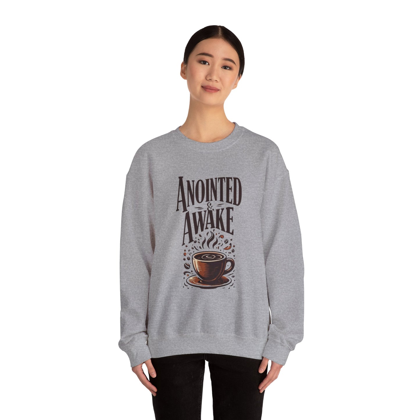 Coffee Lovers Unisex Sweatshirt - "Anointed & Awake" Cozy Crewneck for Daily Inspiration, Perfect Gift for Birthdays, Holidays, and [...]