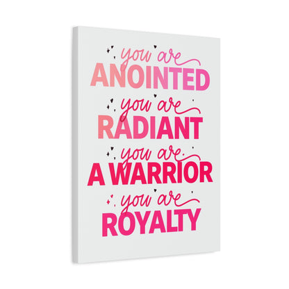 Inspirational Wall Art Print, Motivational Home Decor, Christian Canvases, Gift for Her, Uplifting Affirmations