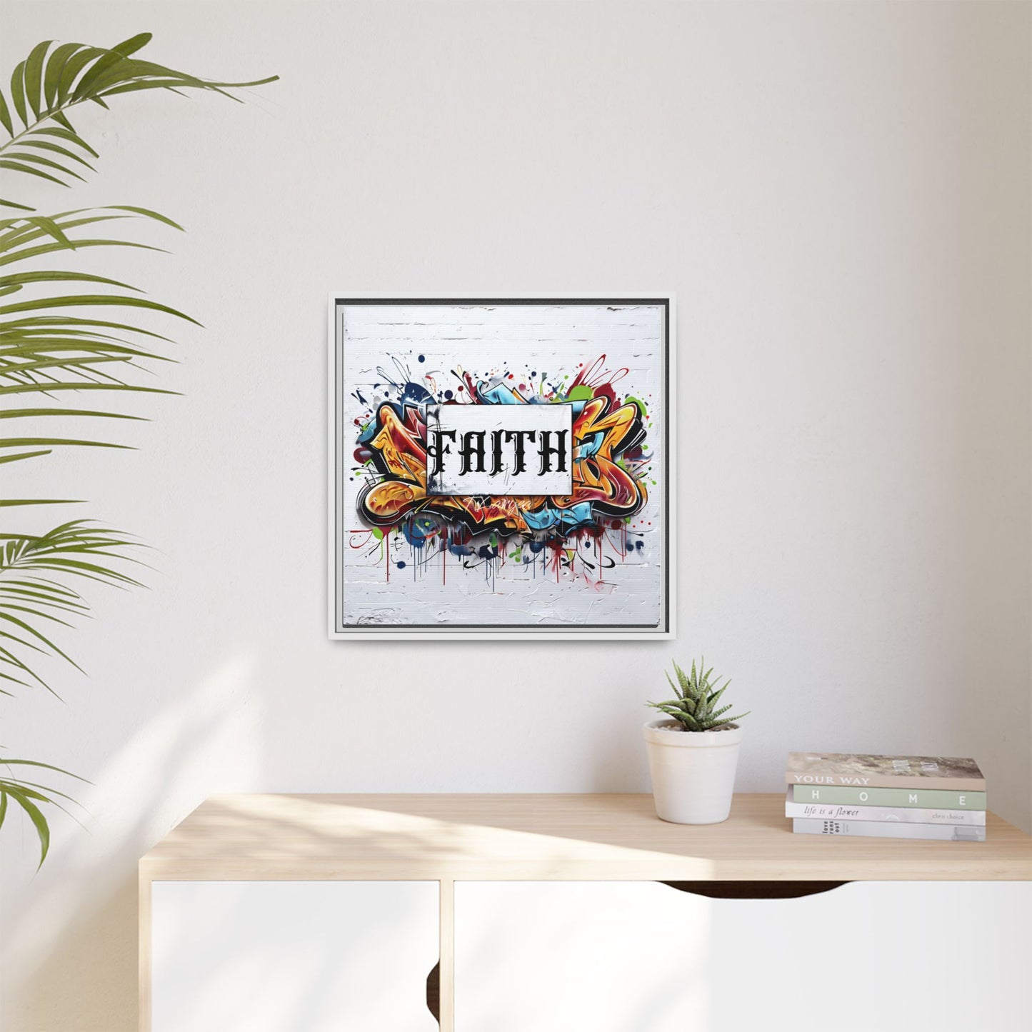 Matte Canvas, Framed (Multi-color)