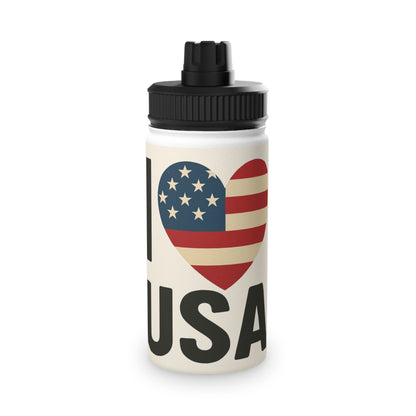 Stainless Steel Water Bottle, Sports Lid