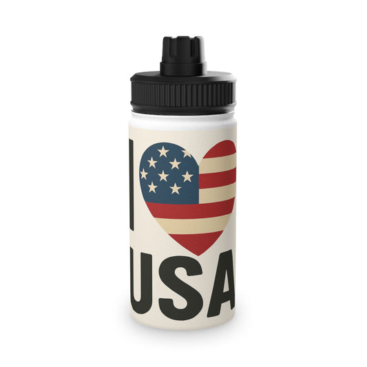 Stainless Steel Water Bottle, Sports Lid