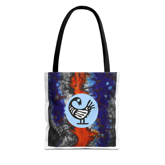 Vibrant Abstract Tote Bag - Artistic Carried Canvas, Eco-Friendly Shopping Companion, Gift for Art Lovers, Travel Enthusiast, Vibrant [...]