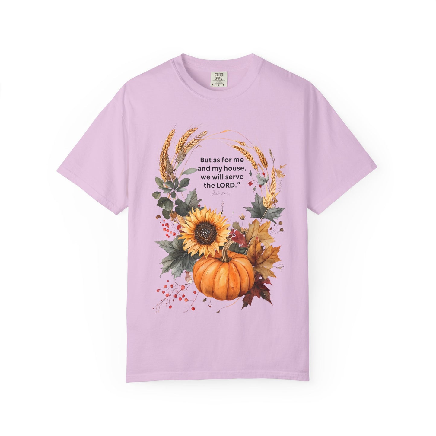 Fall-Inspired Unisex T-Shirt - 'But as for me and my house we will serve the LORD' - Autumn Apparel, Seasonal Gift, Christian Tshirt, [...]