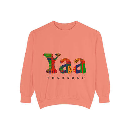 Copy of Garment-Dyed Sweatshirt with 'AKUA Wednesday' Design - Cozy Unisex Style, Perfect for Casual Wear, Gifts, and Everyday Comfort