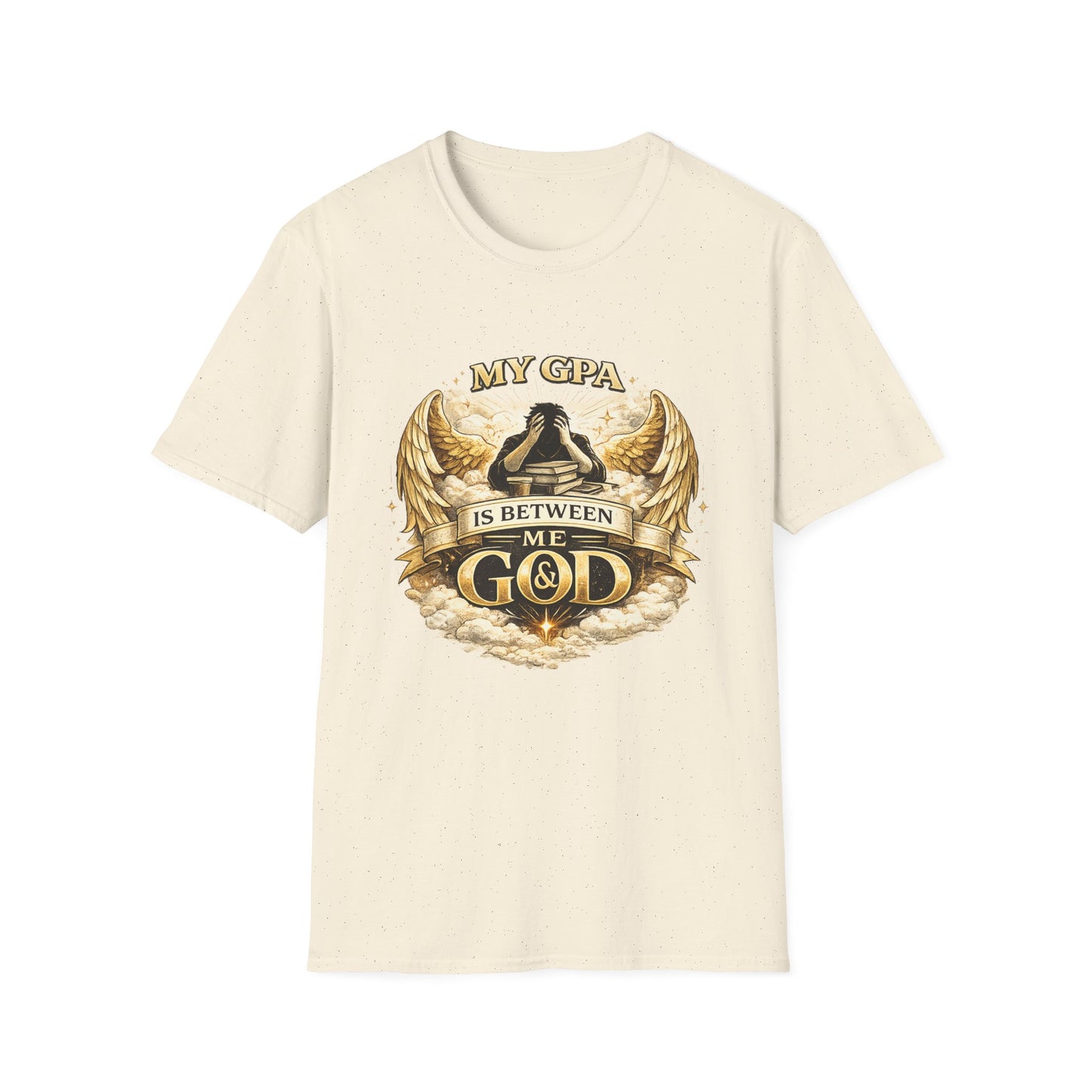 My GPA Is Between Me and God T-Shirt | Funny College Student Tee