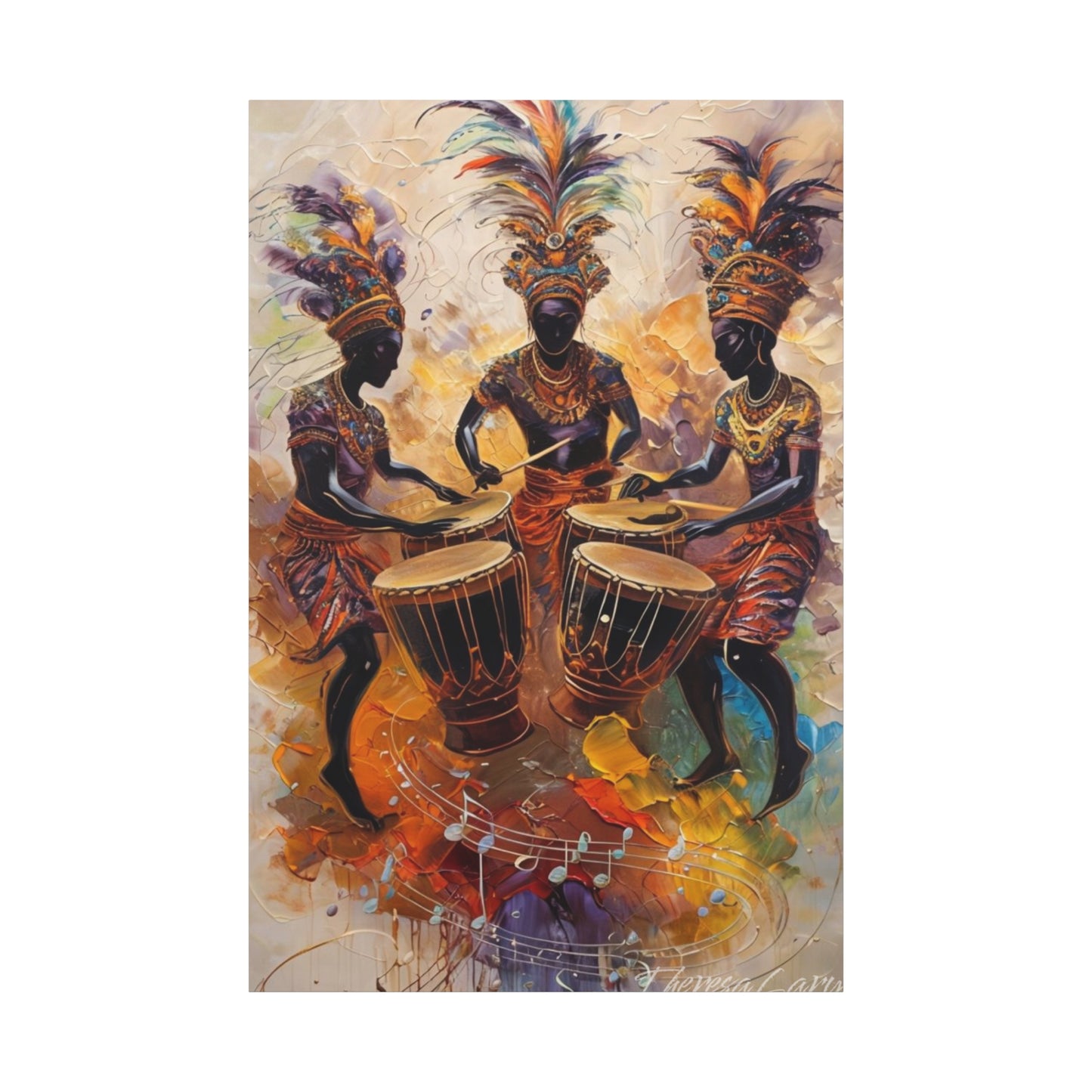 Artistic Drumming Canvas Wall Art, Vibrant Music-Themed Decor, Ideal Gift for Music Lovers, Home Decoration, Festival Wall Hanging, [...]