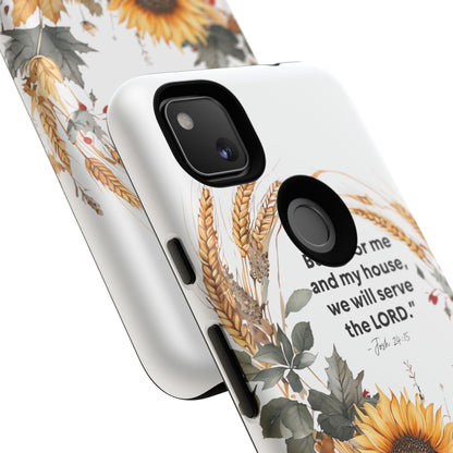 Fall-Themed Phone Case, Cozy Autumn Decor, Inspirational Quote, Pumpkin Design, Gift for Him or Her