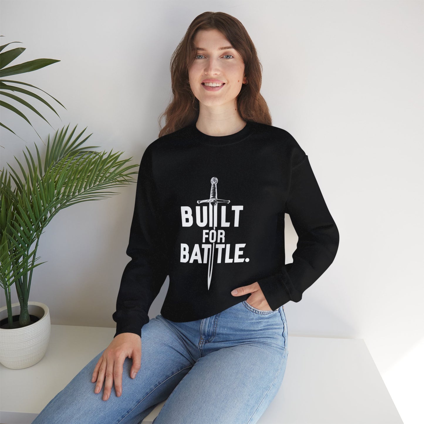 Battle Ready Sweatshirt - Unisex Heavy Blend Crewneck, Casual Comfort, Unique Gift for Gamers, Stylish Streetwear, Perfect for Parties