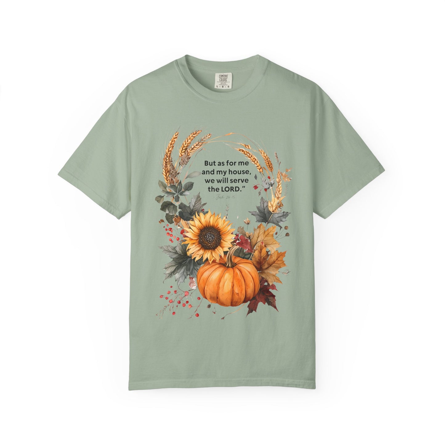 Fall-Inspired Unisex T-Shirt - 'But as for me and my house we will serve the LORD' - Autumn Apparel, Seasonal Gift, Christian Tshirt, [...]