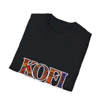 GhanaIan name KOFI Unisex Softstyle T-Shirt | Funny Foodie Tee, Chef Gift, Cooking Humor, Kitchen Lover Apparel, Culinary T-Shirt
