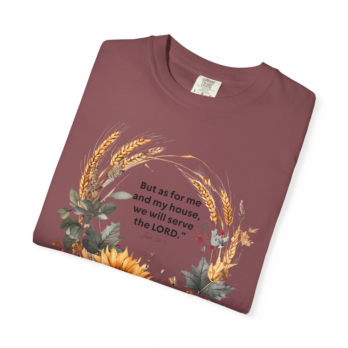 Fall-Inspired Unisex T-Shirt - 'But as for me and my house we will serve the LORD' - Autumn Apparel, Seasonal Gift, Christian Tshirt, [...]