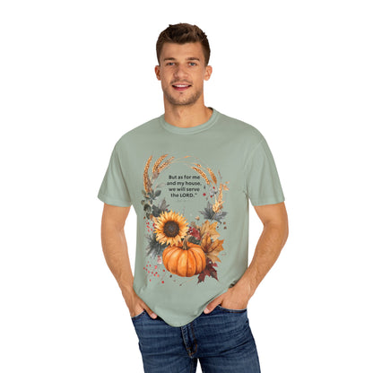 Fall-Inspired Unisex T-Shirt - 'But as for me and my house we will serve the LORD' - Autumn Apparel, Seasonal Gift, Christian Tshirt, [...]