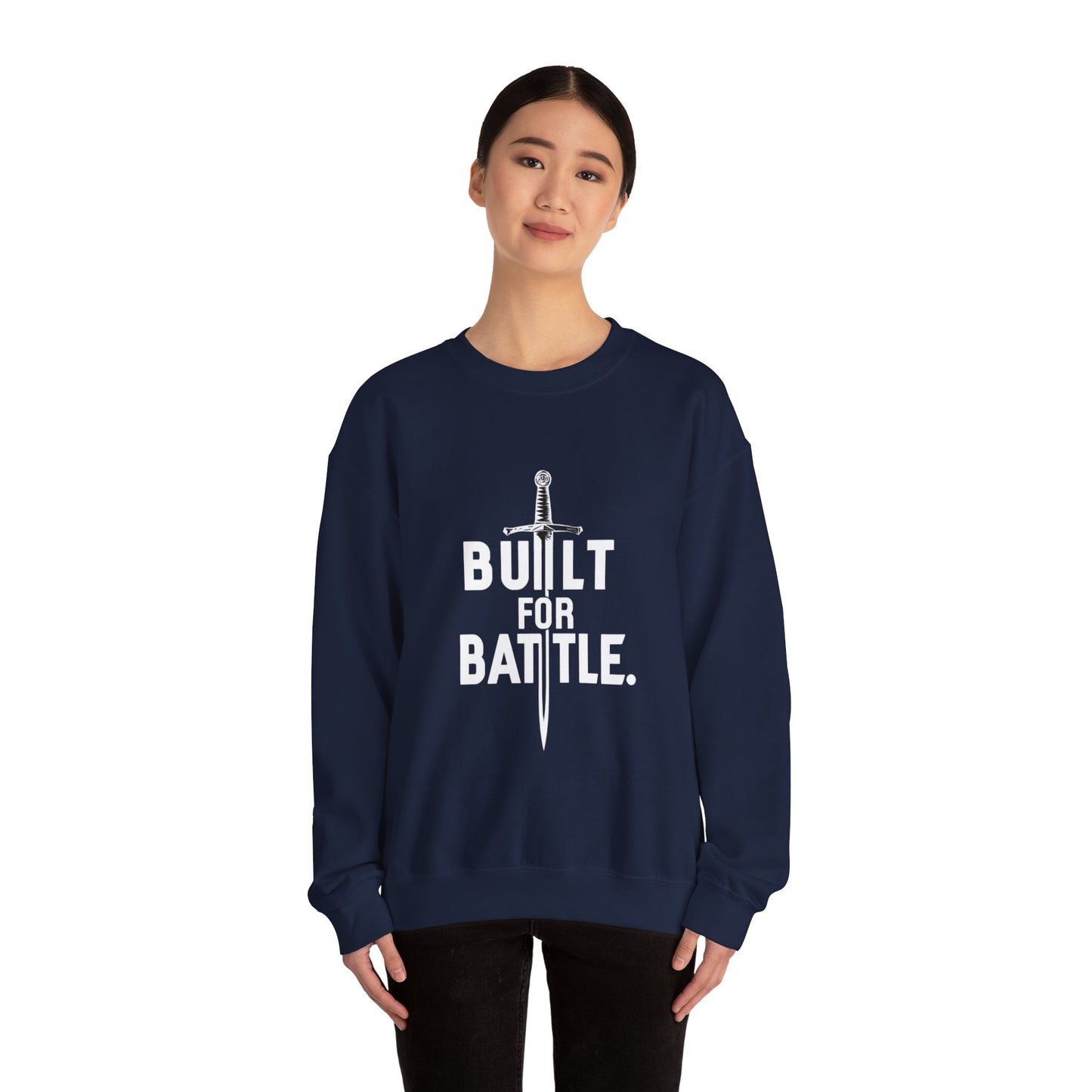 Battle Ready Sweatshirt - Unisex Heavy Blend Crewneck, Casual Comfort, Unique Gift for Gamers, Stylish Streetwear, Perfect for Parties