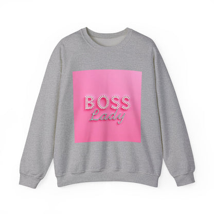 Boss Lady Crewneck Sweatshirt | Stylish Gift for Bosses, Empowering Apparel, Women's Fashion, Cozy Outfit, Motivational Apparel