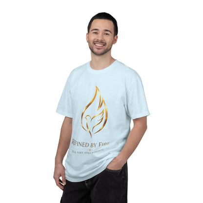 Refined By Fire Graphic T-Shirt — Inspirational Flame Dove Tee