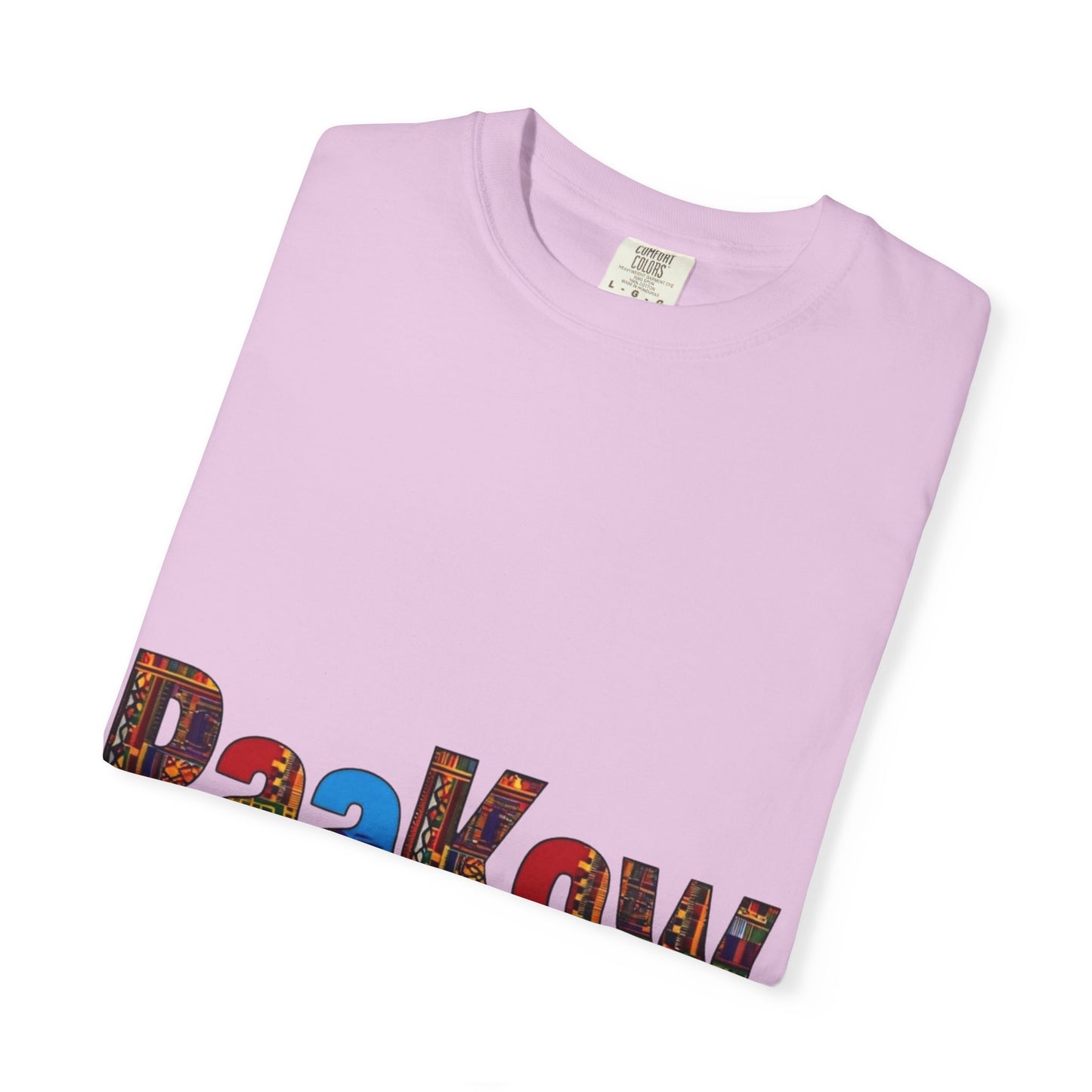 Garment-Dyed T-Shirt with 'PaaKow Thursday' Design, Unisex Casual Tee, Colorful Graphic Tee, Everyday Wear, Gift for Friends