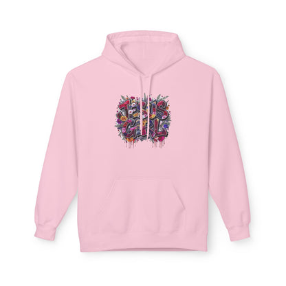 Colorful Floral Hoodie, Unisex Fleece, Cozy Sweatshirt, Spring Fashion, Gift Idea, Festival Wear, Nature Lover Apparel
