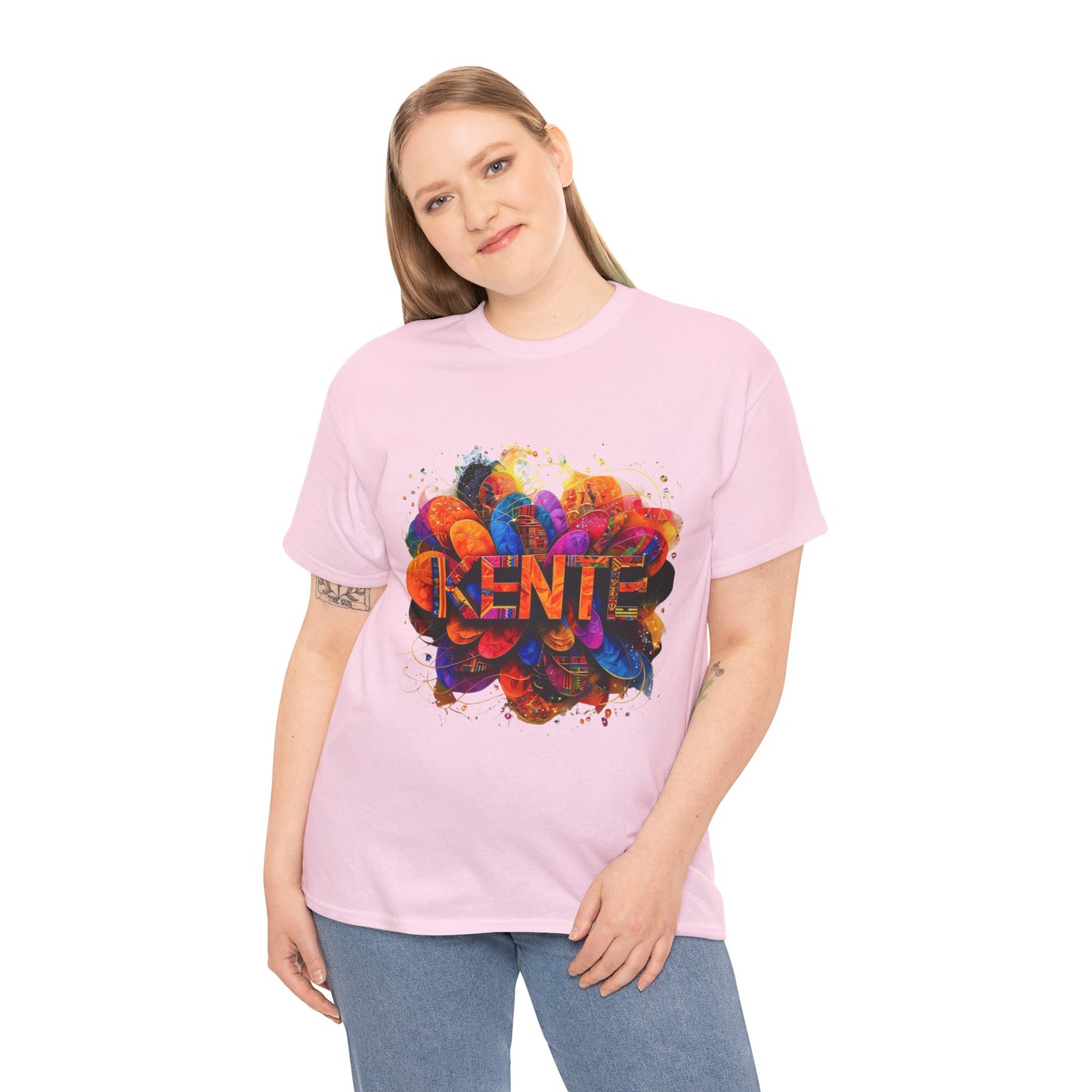 Vibrant Artistic Expression Tee - Unisex Cotton T-Shirt, Casual Wear, Gift for Art Lovers, Bright Design, Everyday Style