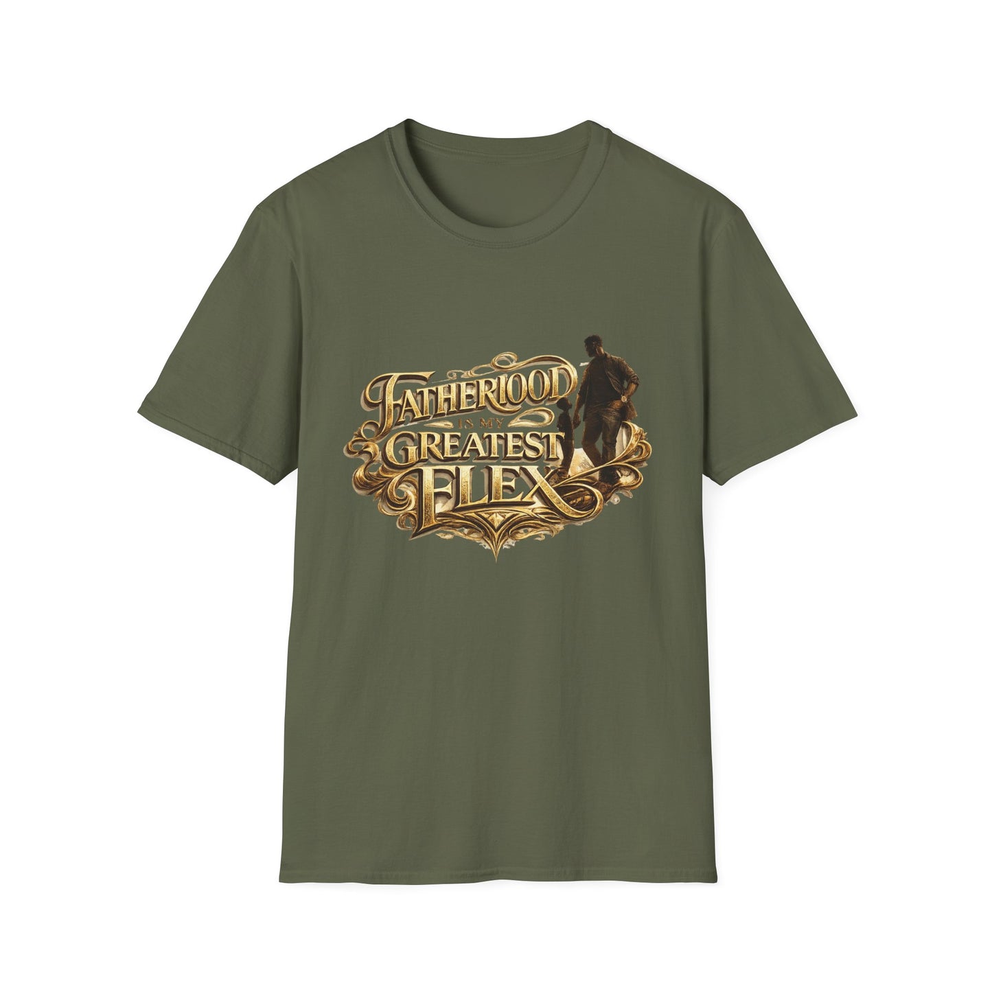 Fatherhood Is My Greatest Flex T-Shirt — Dad Appreciation Gift
