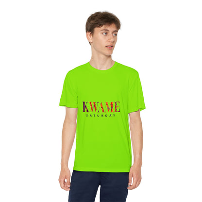 Youth Competitor Tee with KWAME SATURDAY Design - Perfect for Sports Events, Birthdays, Weekend Outfits, Gift for Youth, Casual Wear