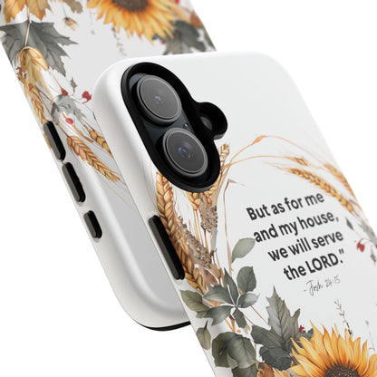 Fall-Themed Phone Case, Cozy Autumn Decor, Inspirational Quote, Pumpkin Design, Gift for Him or Her