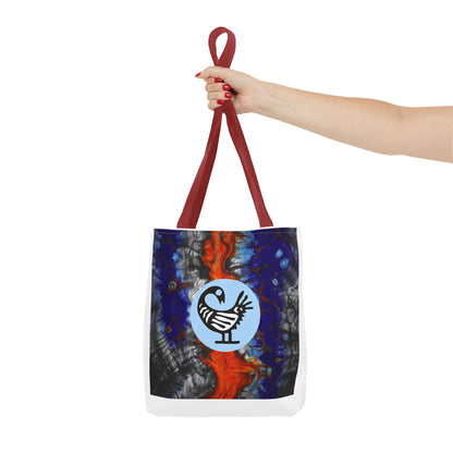 Vibrant Abstract Tote Bag - Artistic Carried Canvas, Eco-Friendly Shopping Companion, Gift for Art Lovers, Travel Enthusiast, Vibrant [...]
