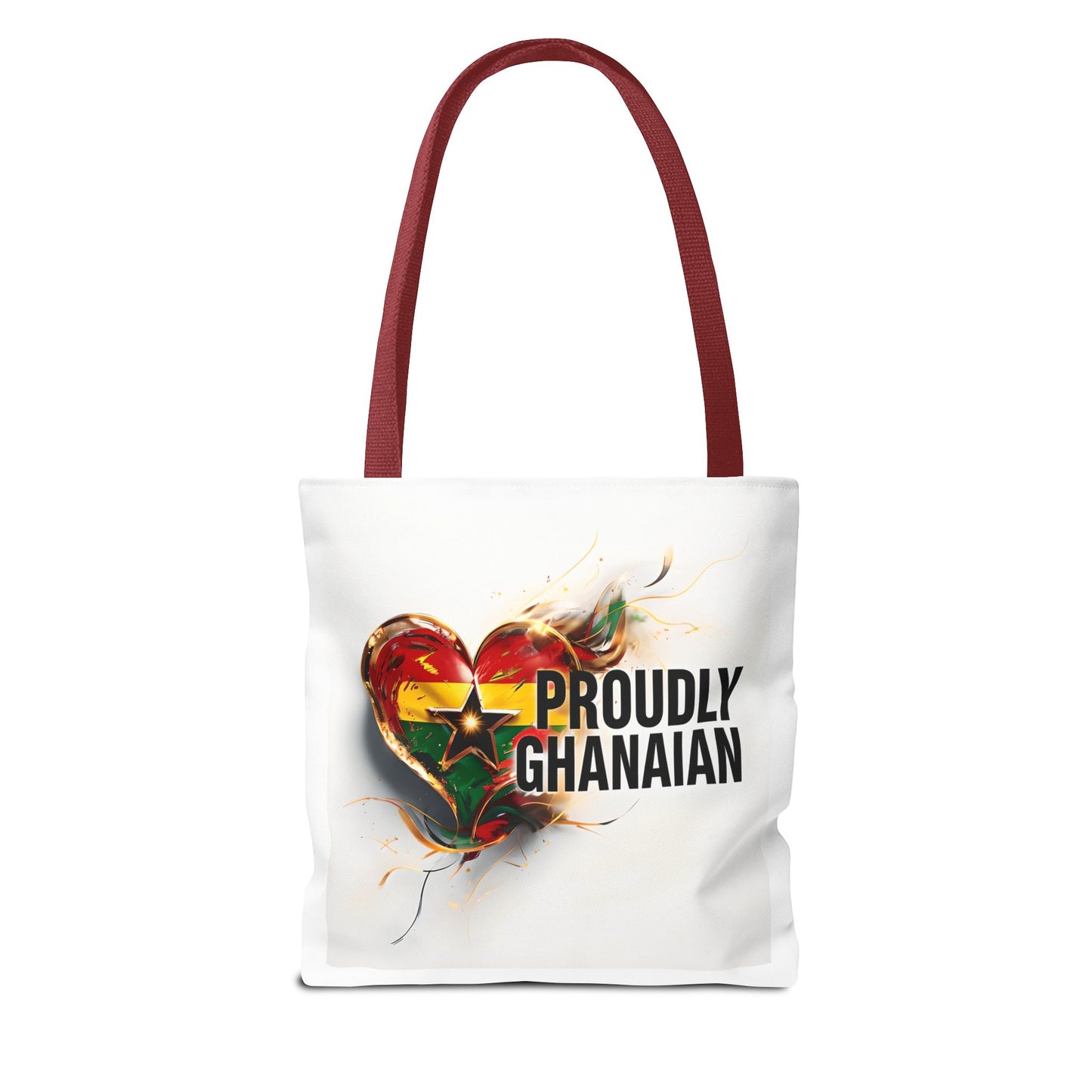 Proudly Ghanaian Tote Bag, African Pride Bag, Eco-Friendly Shopping Tote, Cultural Gift, Travel Essentials, Stylish Grocery Tote