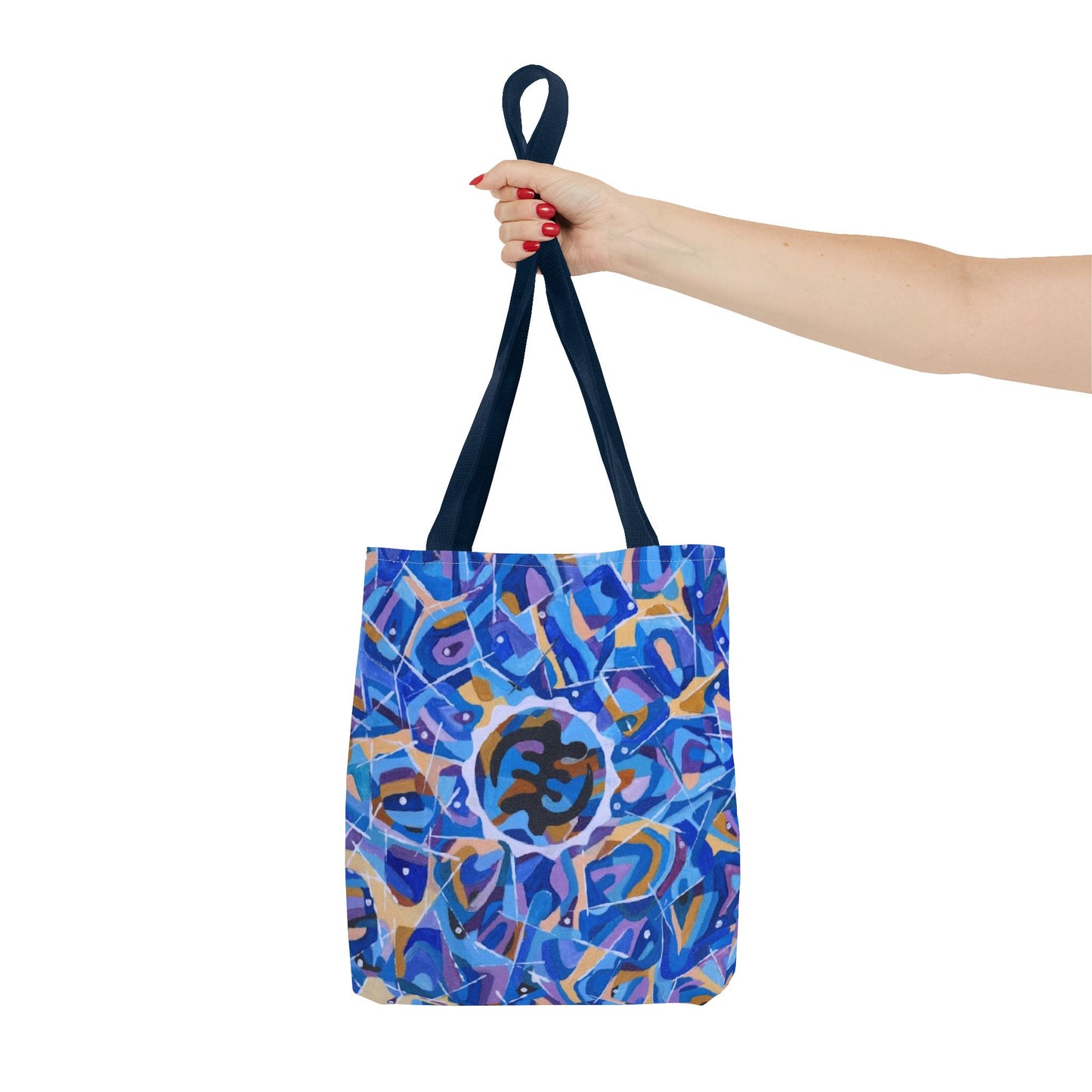 Artistic AOP Tote Bag, Colorful Everyday Tote, Trendy Shopping Bag, Unique Gift for Her, Boho Style Bag