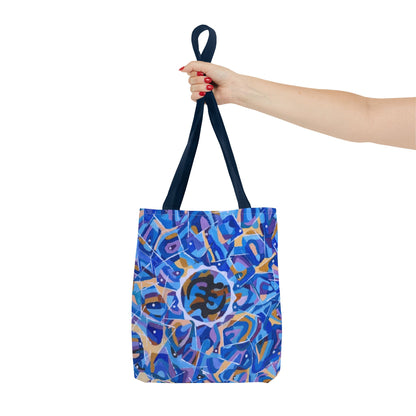 Artistic AOP Tote Bag, Colorful Everyday Tote, Trendy Shopping Bag, Unique Gift for Her, Boho Style Bag